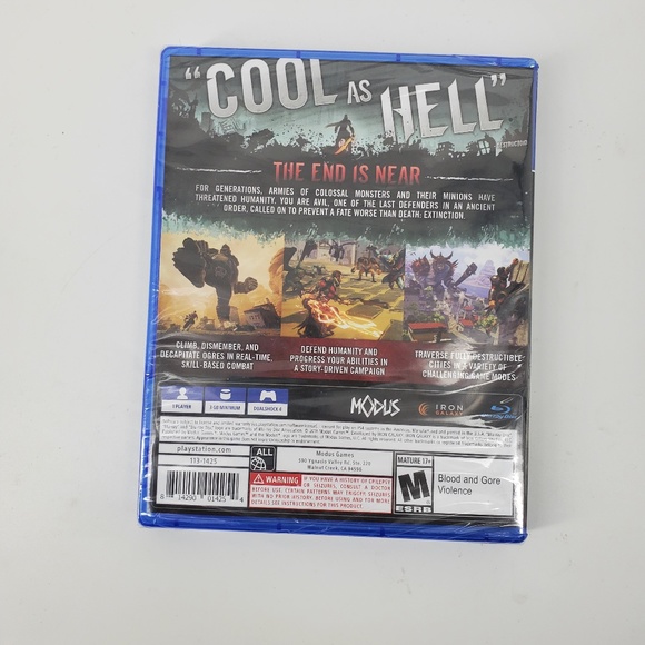 Extinction Ps4 Playstation 4 NEW SEALED Game Brand New - Picture 2 of 8